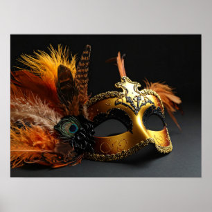 Poster masques de carnaval