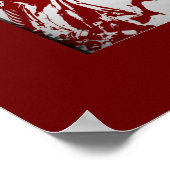 Poster Masques de gaz rouge sang (Coin)