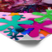 POSTER MASQUES DE VENISE POUR LA SAINT-VALENTIN (Coin)