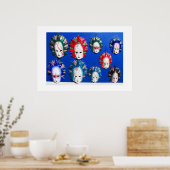 Poster Masques de visage (Cuisine)
