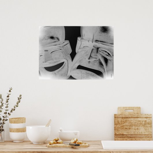 Poster Masques d'émotions (Cuisine)