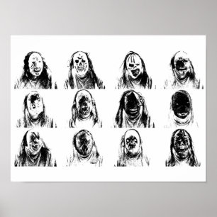 Poster Masques d'horreur