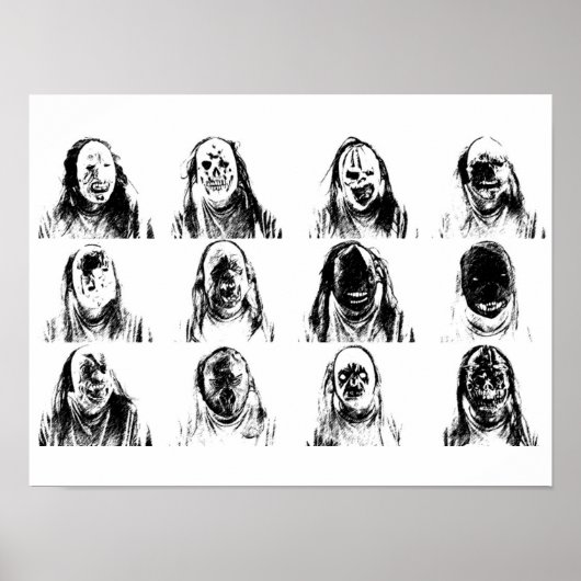 Poster Masques d'horreur (Devant)