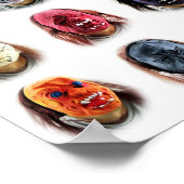 Poster Masques d'horreur cool (Coin)