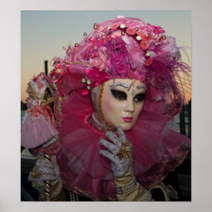 Poster Masques du Carnaval de Venise