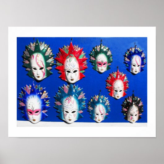 Poster Masques faciaux (Devant)