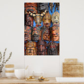 Poster Masques, Guatemala (Cuisine)