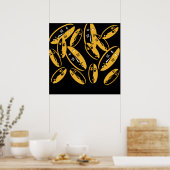 Poster masques modernes abstraits (Cuisine)