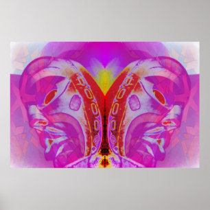Poster Masques Toko Pour Jumeaux Violets Ken Gage Surréal