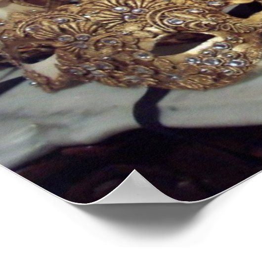 Poster Masques vénitiens (Coin)