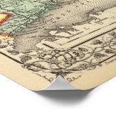 Poster Mass, Conn, RI Map par Mitchell (Coin)