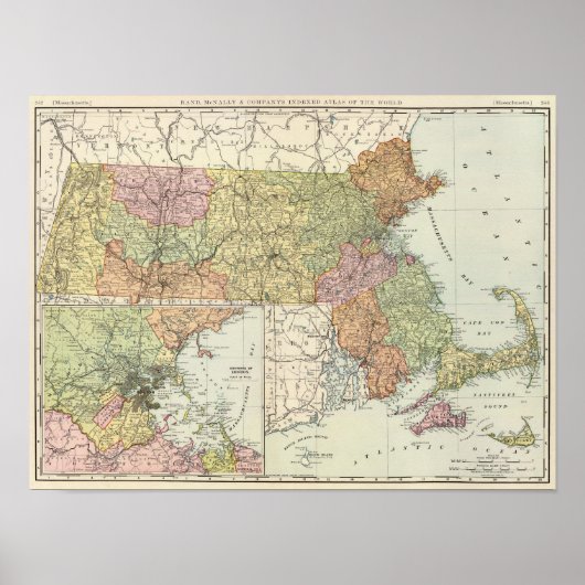 Poster Massachusetts (Devant)