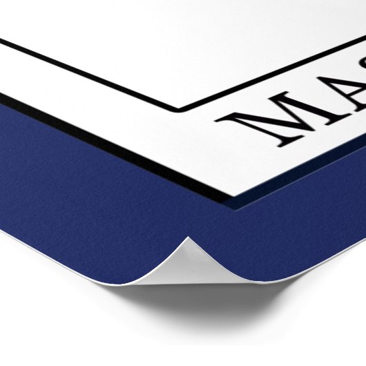 Poster Massachusetts (Coin)