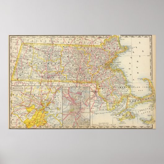 Poster Massachusetts 6 (Devant)