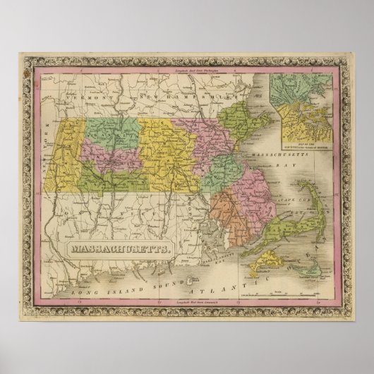 Poster Massachusetts 8 (Devant)