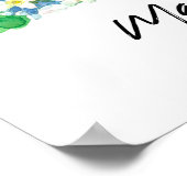 Poster Massachusetts Bird Chickadee Willow Branches (Coin)