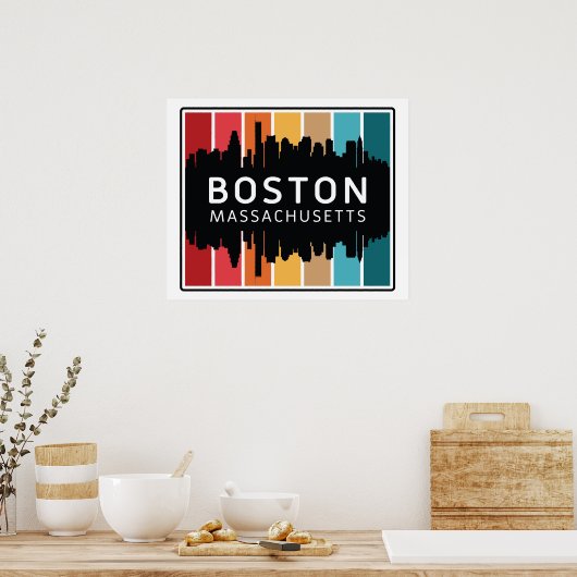 Poster Massachusetts de Boston (Cuisine)