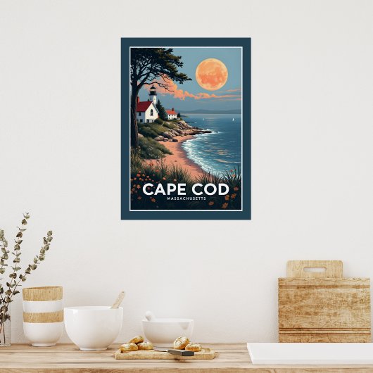Poster Massachusetts de Cape Cod (Cuisine)