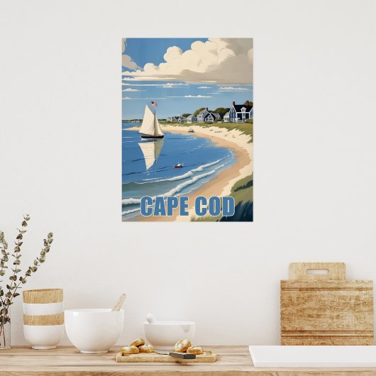 Poster Massachusetts de Cape Cod (Cuisine)