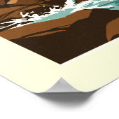 Poster Massachusetts de Nantucket vintage (Coin)