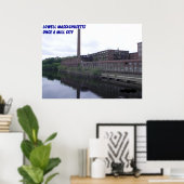 POSTER MASSACHUSETTS MILLS (Bureau à domicile)