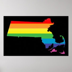 Poster massachusetts pride.