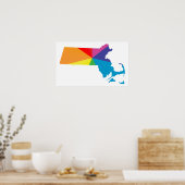 Poster massachusetts pride. (Cuisine)
