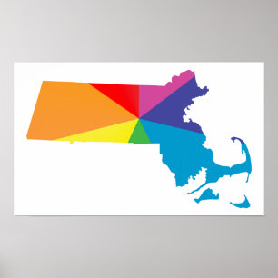Poster massachusetts pride.