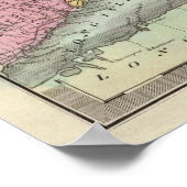 Poster Massachusetts Rhode Island Et Connecticut (Coin)