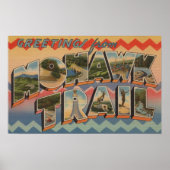 Poster Massachusetts - Salutations de Mohawk Trail 2 (Devant)