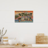 Poster Massachusetts - Salutations de Mohawk Trail 2 (Cuisine)