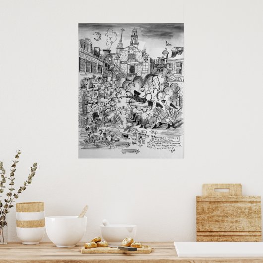 Poster Massacre de RoBoston (Cuisine)