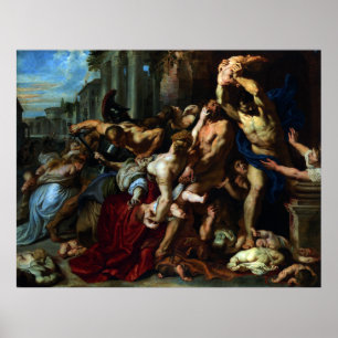 Poster Massacre des innocents par Peter Paul Rubens