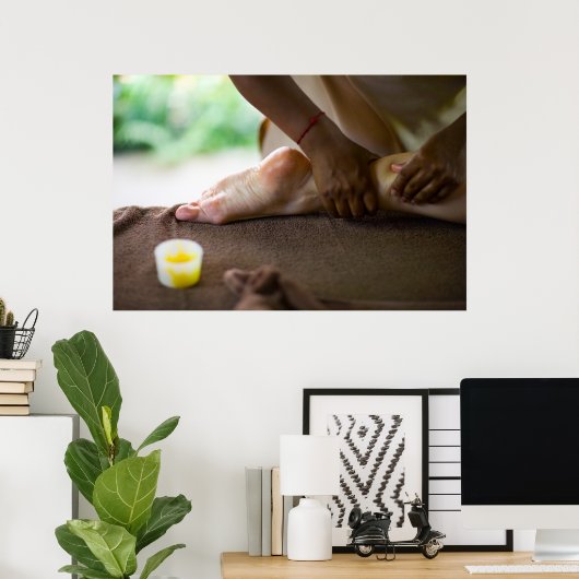 Poster Massage (Bureau à domicile)