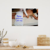 Poster Massage en bambou (Cuisine)