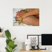 Poster Massage en bambou (Bureau à domicile)