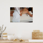 Poster Massage En Bambou Sur Les Côtes (Cuisine)
