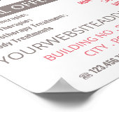 Poster Massage en caricature, Massage, Massage Parlant (Coin)