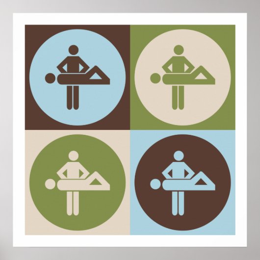 Poster Massage Pop Art (Devant)