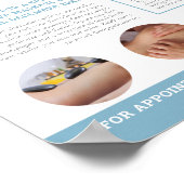 Poster massage spa centre de bien-être promo de traitemen (Coin)