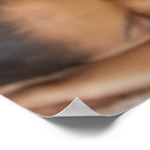 Poster Massage sur le dos. Femme recevant un massage du d (Coin)