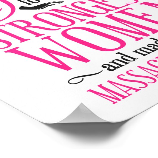 Poster Massage Thérapeutique Massage Thérapie Dieu trouvé (Coin)