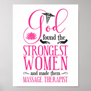Poster Massage Therapist Massage Therapy God Found The