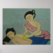 Poster Massage traditionnel thaïlandais (Devant)