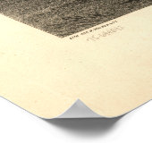 Poster Masse de la plage de Nantasket. Carte panoramique (Coin)