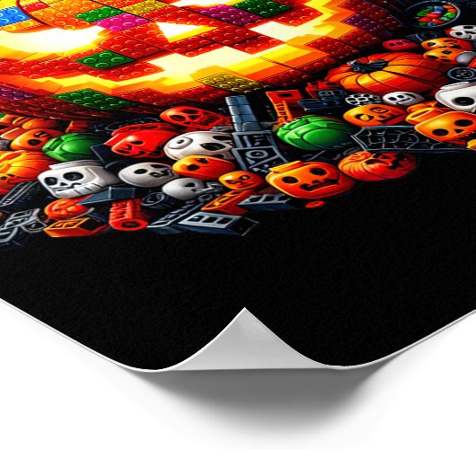 Poster Master Builder Blocks Bricks Building Pumpkin Hall (Coin)