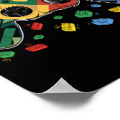 Poster Master Builder Vidéo Jeu Bloc Brick Building Enfan (Coin)