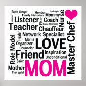 Poster Master Chef Mom - Multitâche Do-it-All Mother (Devant)