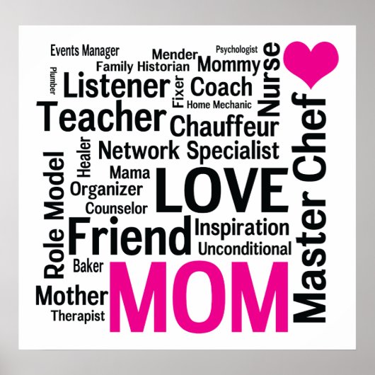 Poster Master Chef Mom - Multitâche Do-it-All Mother (Devant)