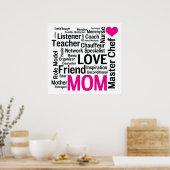 Poster Master Chef Mom - Multitâche Do-it-All Mother (Cuisine)